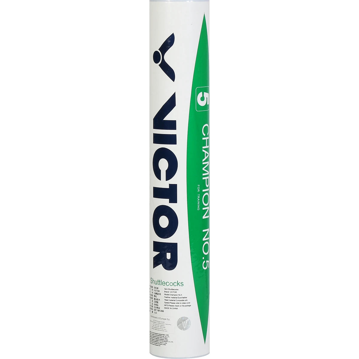 VOLANTS DE BADMINTON PLUMES VICTOR CHAMPION N5