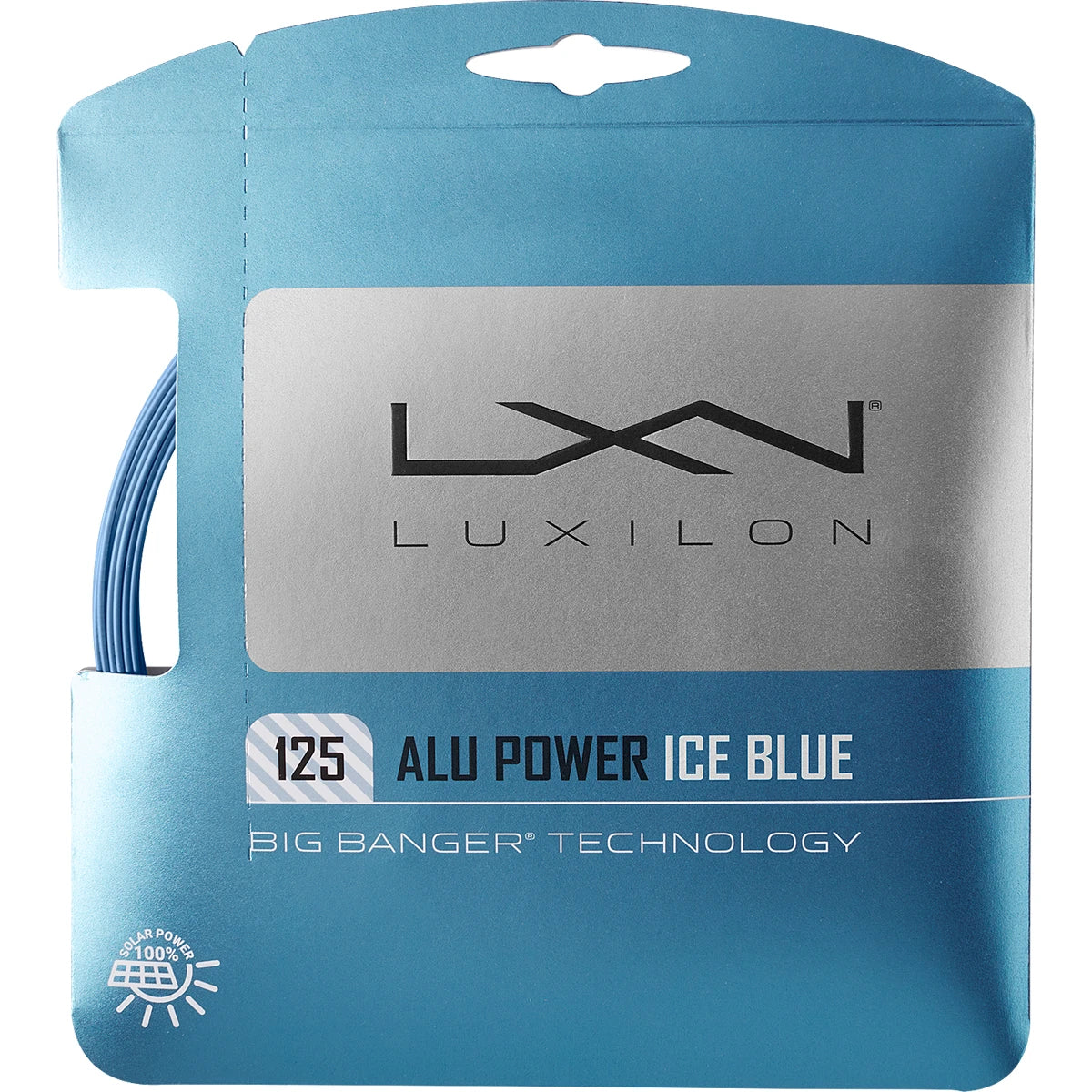 LUXILON BIG BANGER ALU POWER ICE BLUE STRINGING (12 METRES)