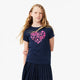 T-SHIRT LACOSTE JUNIOR FILLE CORE PERFOMANCE GRAPHIC