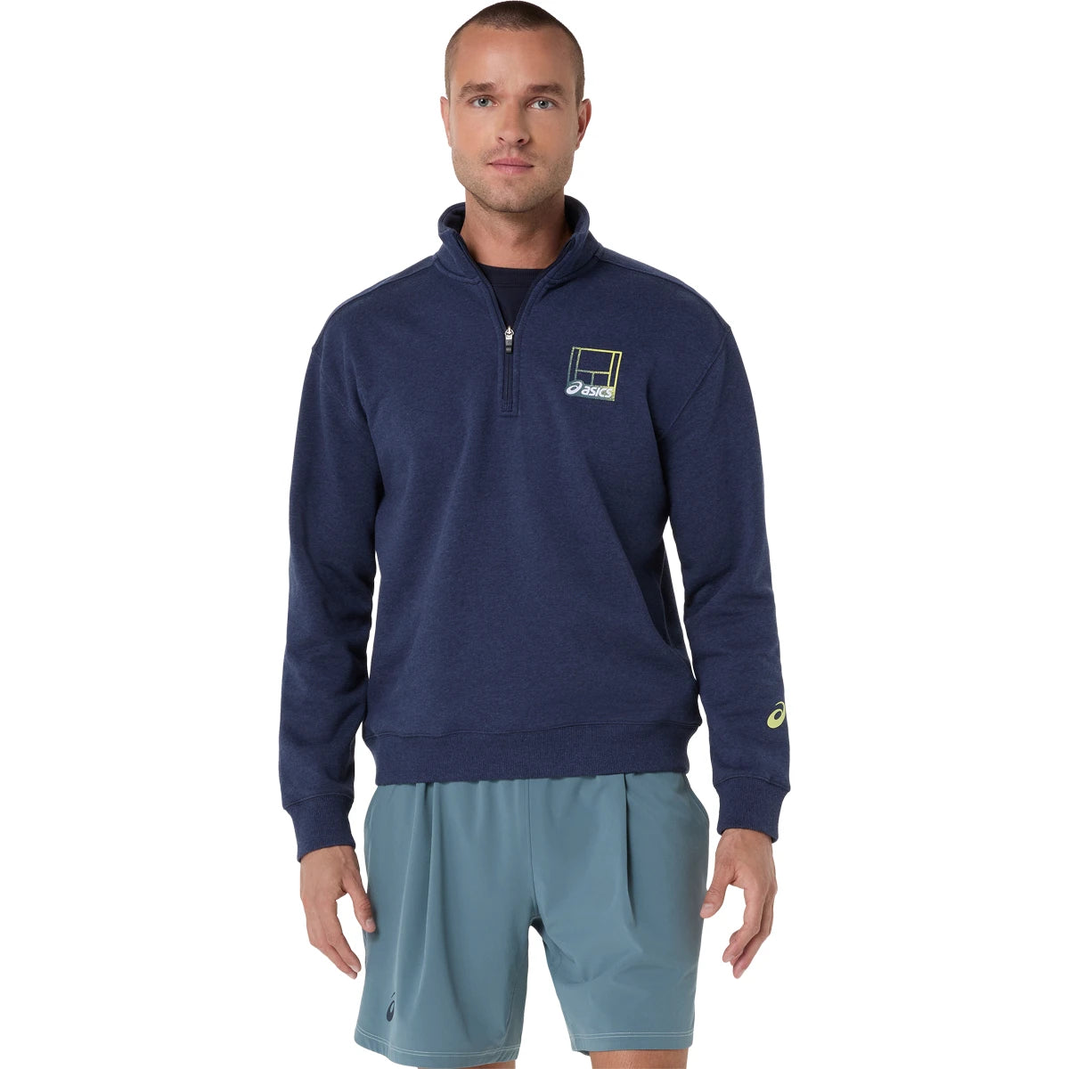 SWEAT ASICS COURT 1/4 DE ZIP