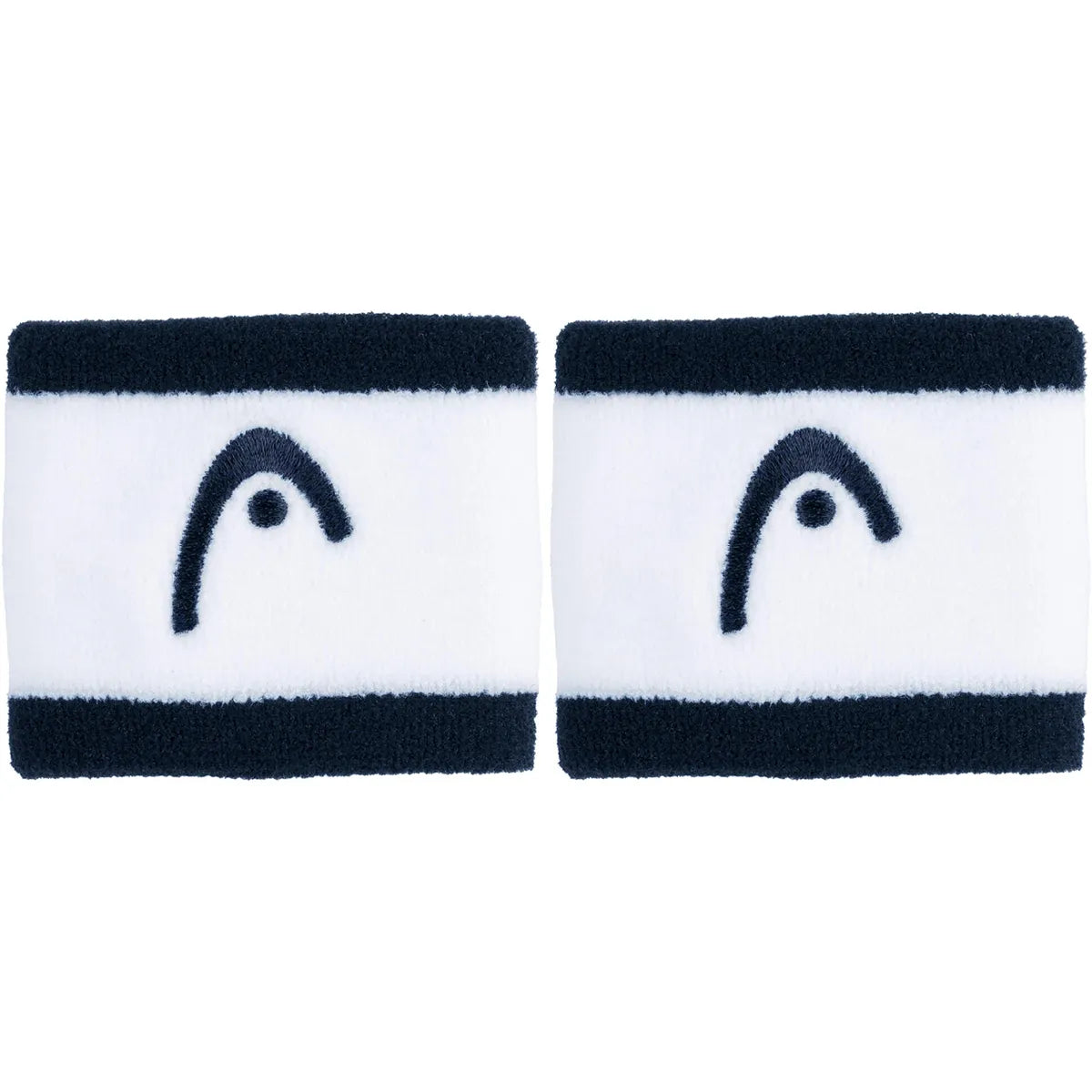 PAIR OF HEAD SIMPLE 2.5" STRIPED WRISTBANDS