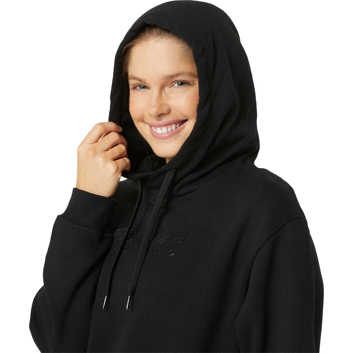 ASICS DAMEN TRAINING SWEATSHIRT MIT KAPUZE AUS FLEECE