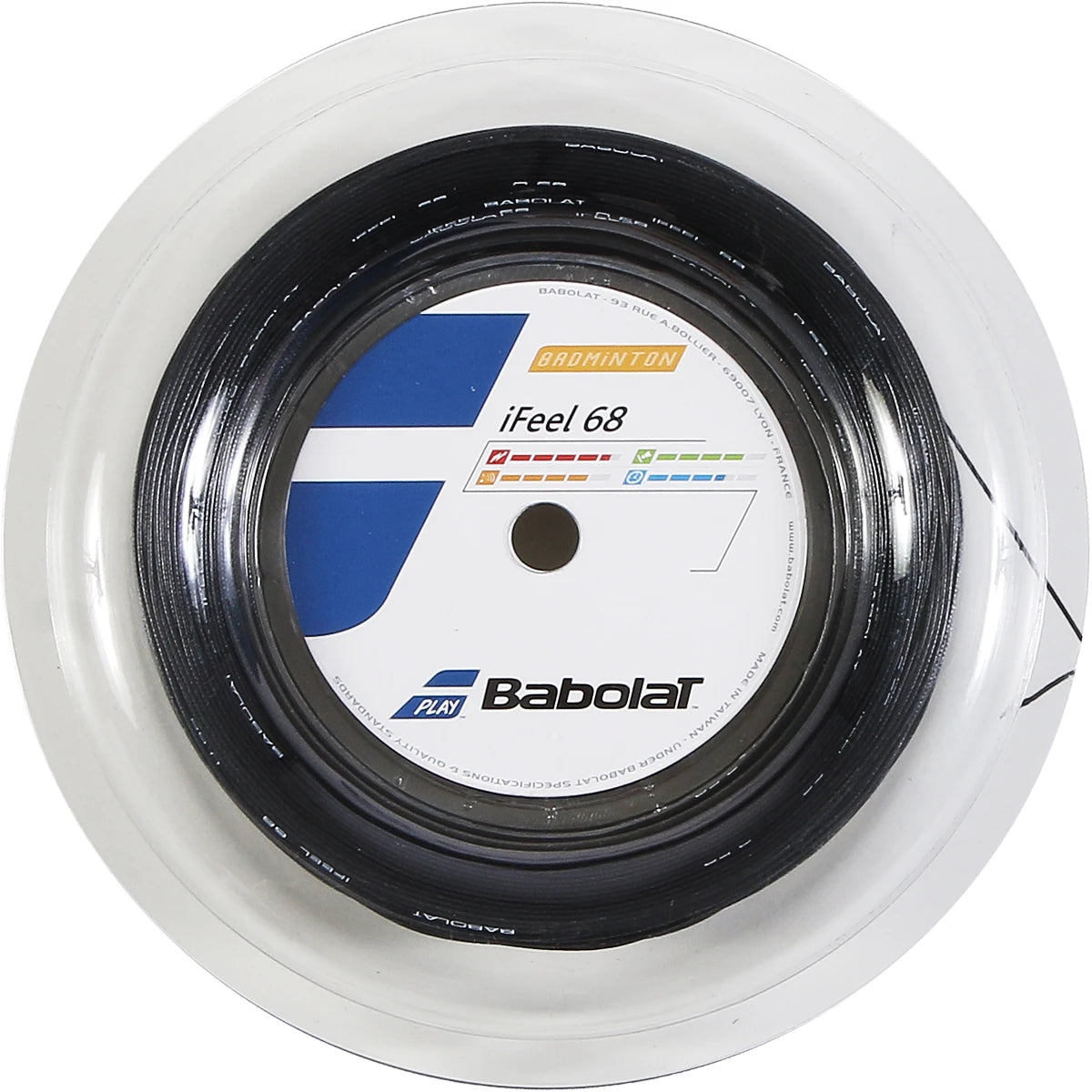 BOBINE BADMINTON BABOLAT IFEEL 68 (200 METRES)