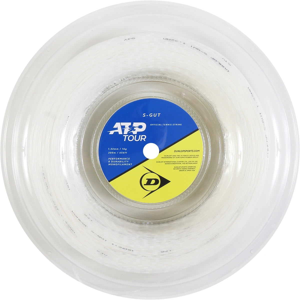 DUNLOP ATP S-GUT REEL (200 METRES)