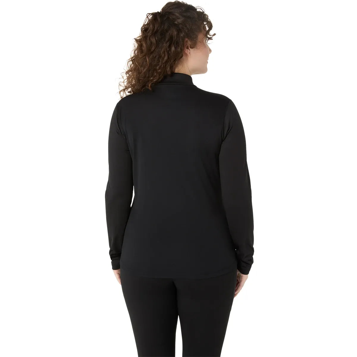T-SHIRT ASICS FEMME CORE MANCHES LONGUES 1/2 ZIP