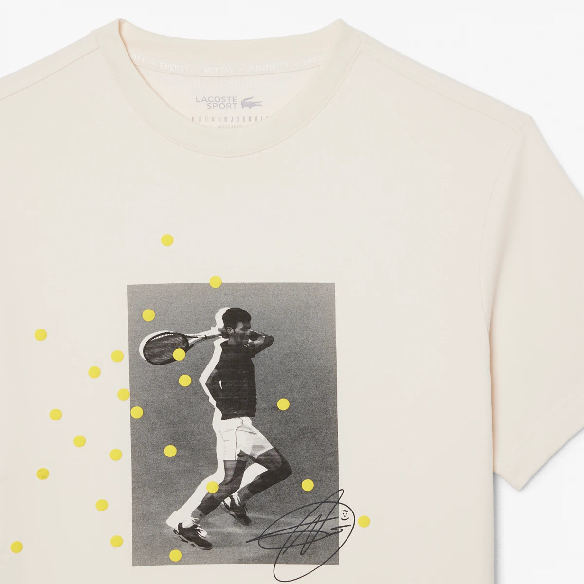 T-SHIRT LACOSTE DJOKOVIC SIGNATURE