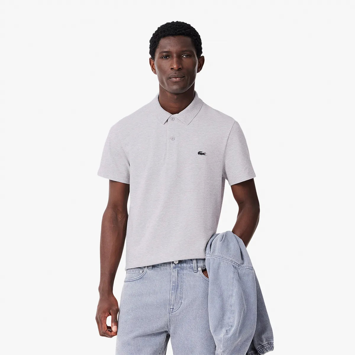 POLO LACOSTE CORE PERFORMANCE OTTOMAN REGULAR FIT