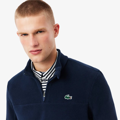 LACOSTE CORE PERFORMANCE FLEECE SWEATSHIRT MIT 1/2 REISSVERSCHLUSS