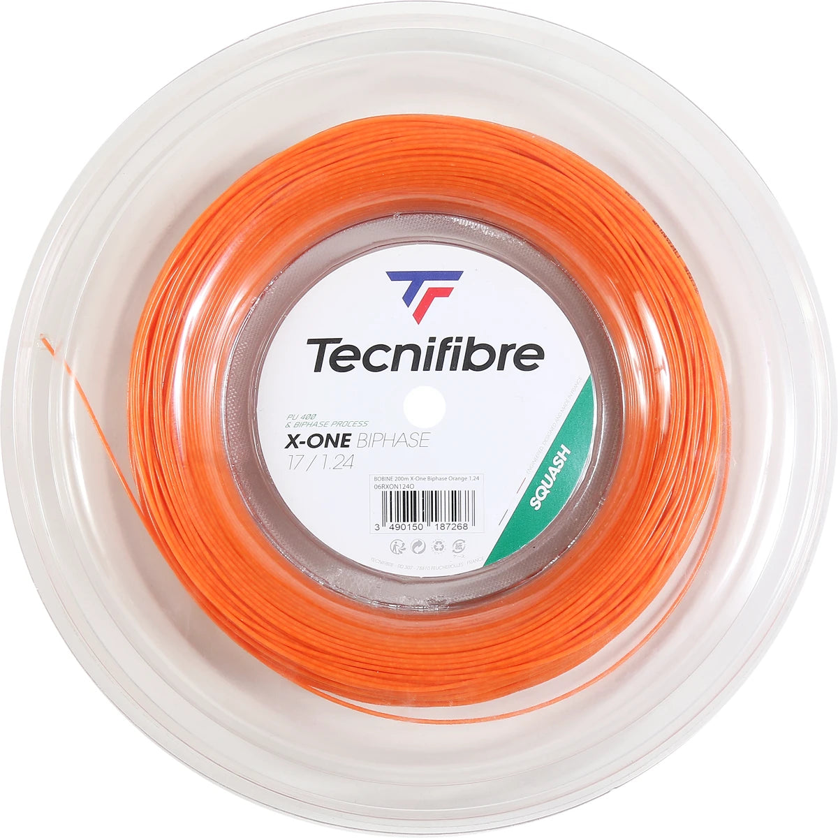 CORDAGE DE SQUASH TECNIFIBRE X-ONE BIPHASE (BOBINE DE 200M)