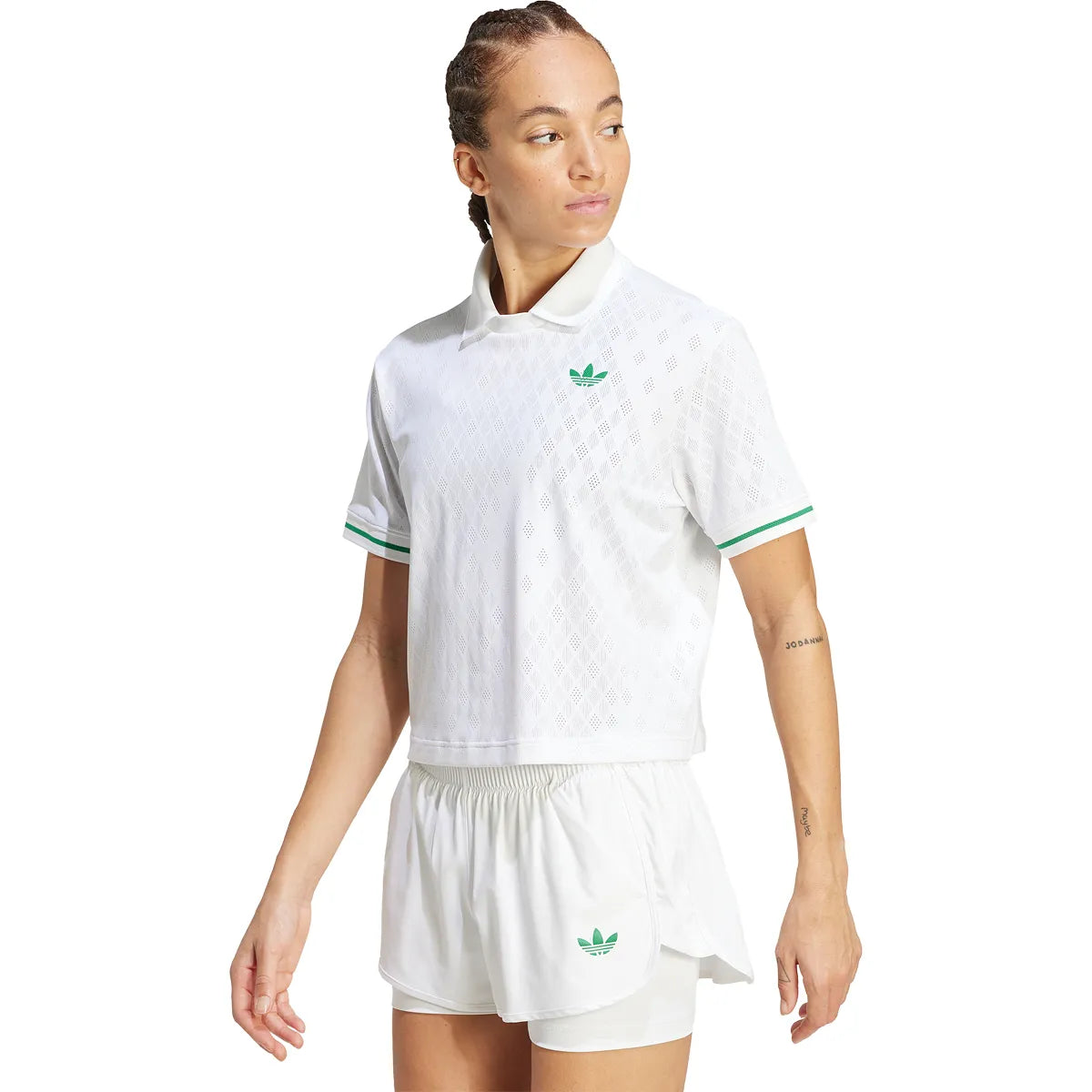 ADIDAS POLO DAMEN CROP ORIGINALS LONDON
