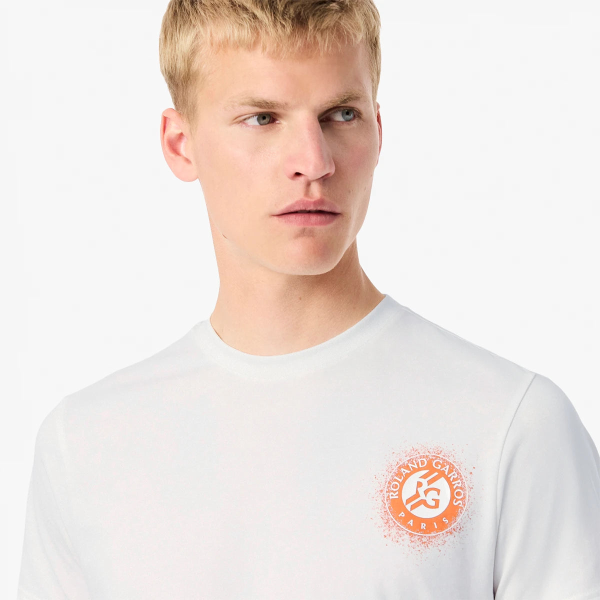 LACOSTE ROLAND-GARROS SPRAY LOGO T-SHIRT
