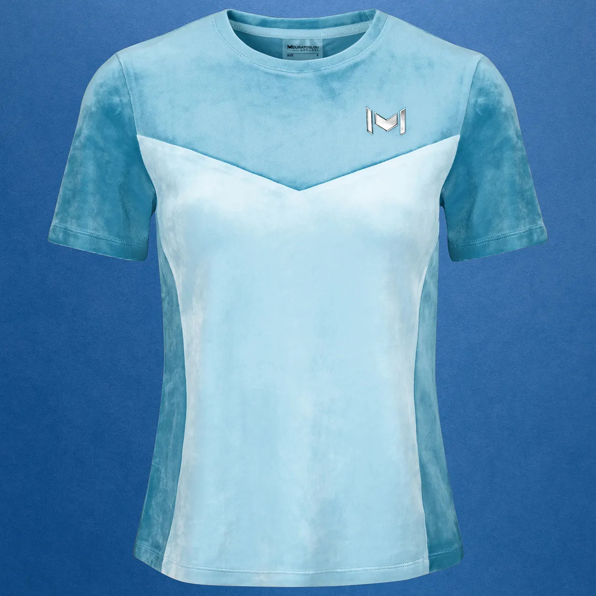 T-SHIRT MOURATOGLOU APPAREL FEMME MATCH VELOUR NEW YORK