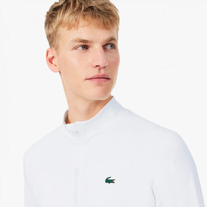 SWEAT LACOSTE ESSENTIALS MANCHES LONGUES FULL ZIP