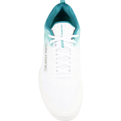 SALMING WOMEN'S INDOOR VIPER PRO SHOES WHITE/GREEN