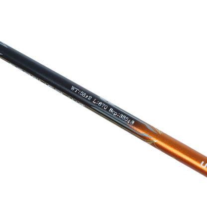 RAQUETTE DE BADMINTON APACS FEATHER WT 55 8U BLACK/ORANGE
