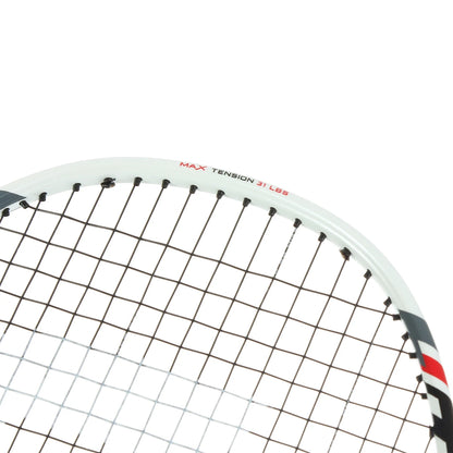 BADMINTONSCHLÄGER FELET KISONA 21 SCHWARZ/WEISS (BESAITET)
