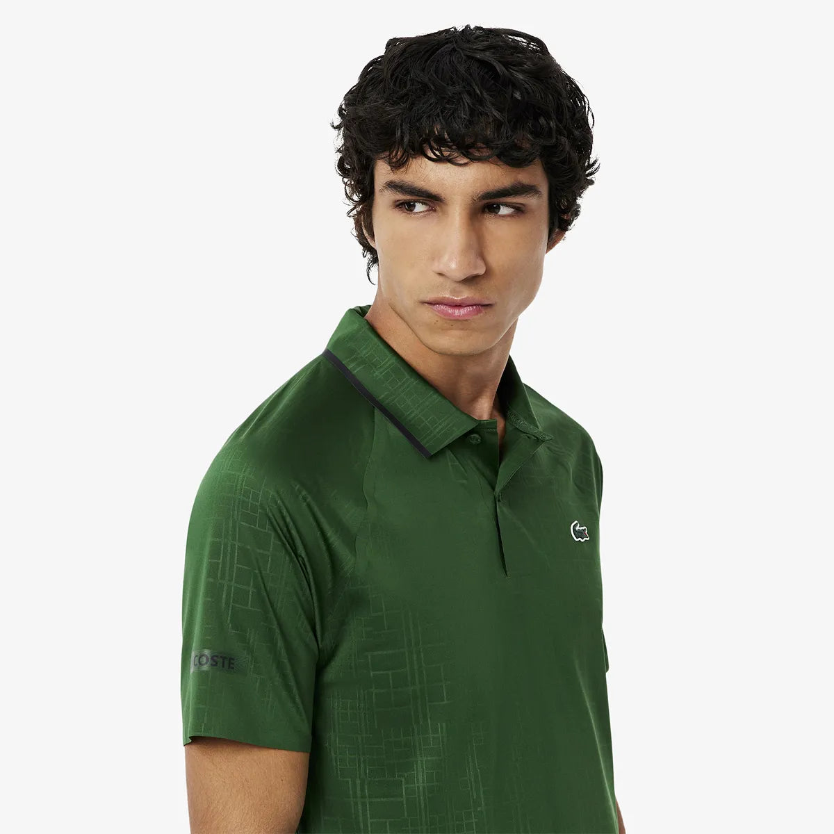 POLO LACOSTE DJOKOVIC AUF DEM PLATZ TURIN