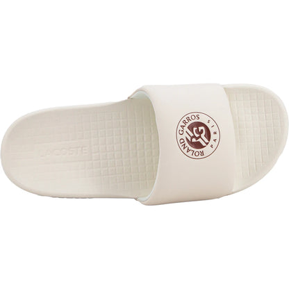 CLAQUETTE LACOSTE FEMME SERVE SLIDE 1.0 ROLAND GARROS