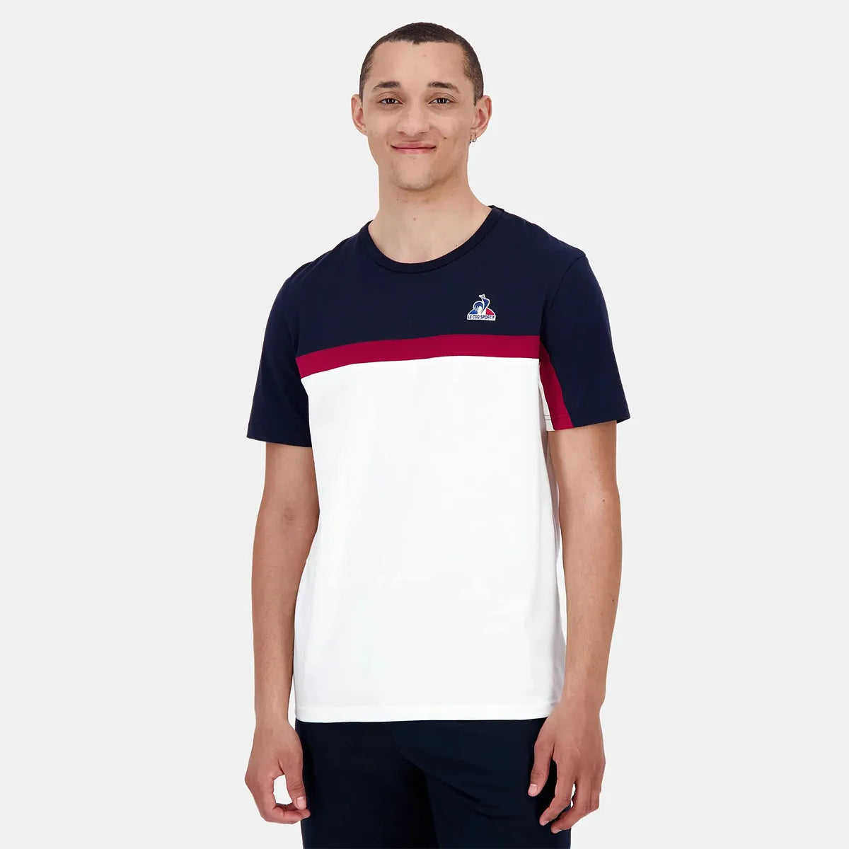 T-SHIRT LE COQ SPORTIF TRICOLORE