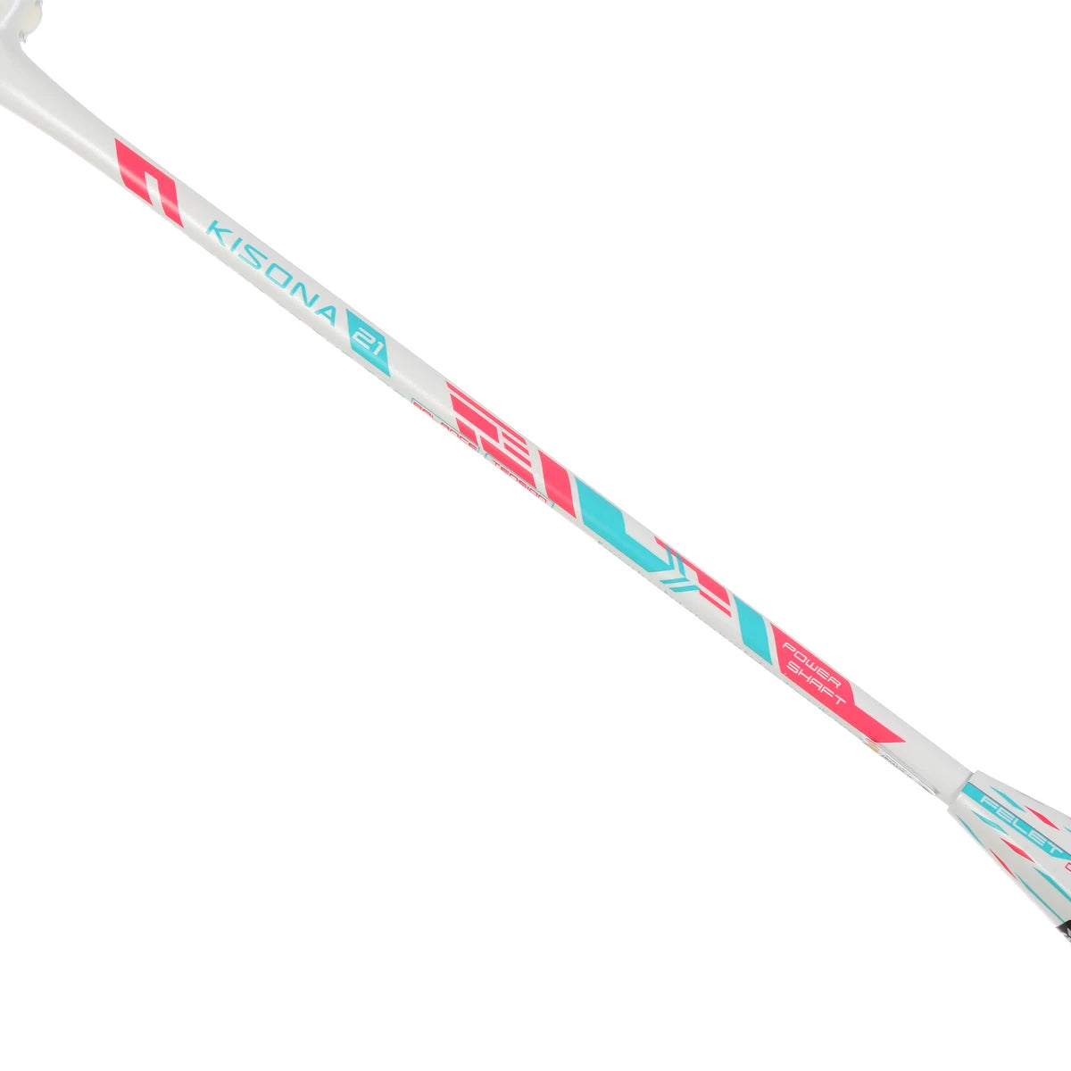 BADMINTONSCHLÄGER FELET KISONA 21 WEIß/PINK (BESAITET)