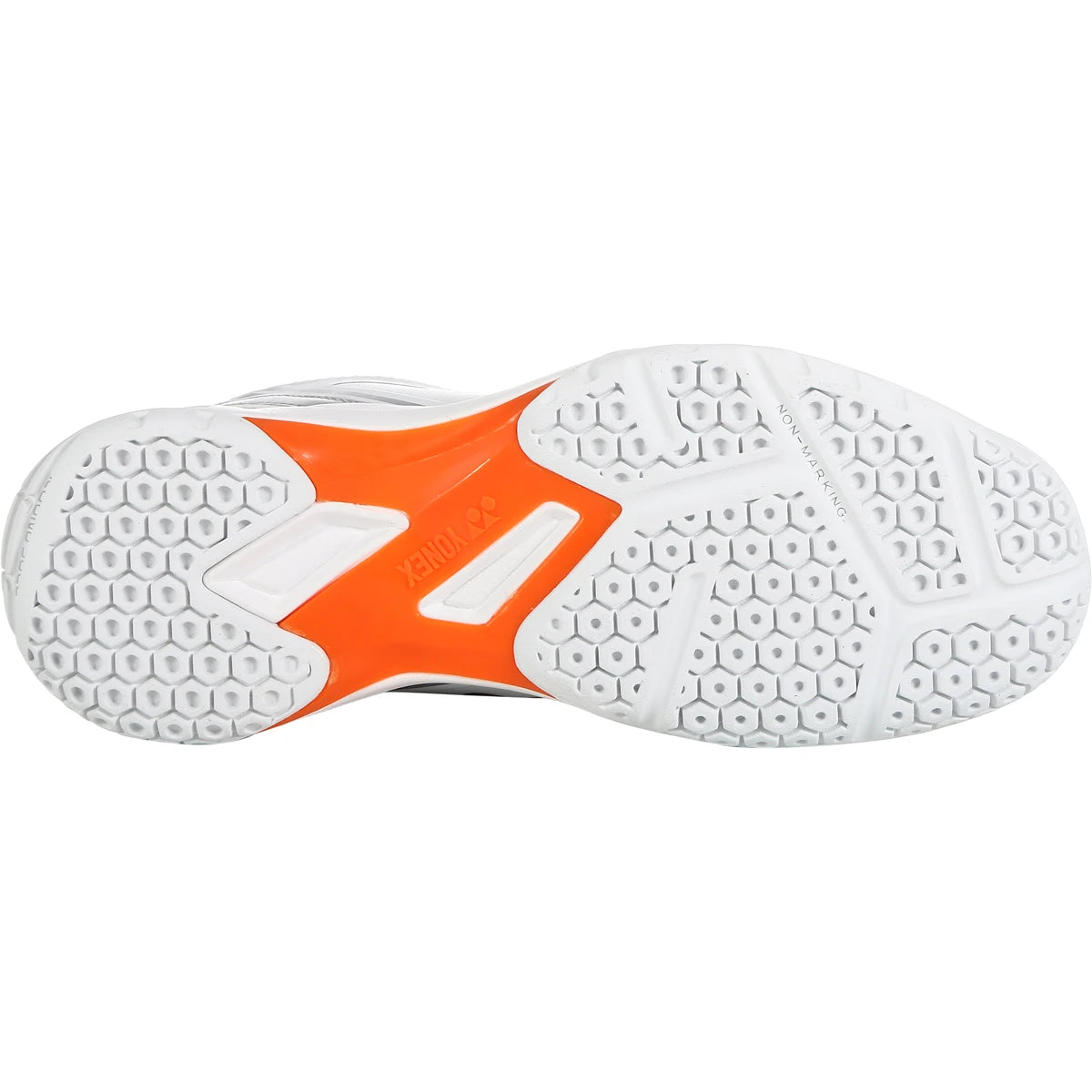 CHAUSSURES YONEX HOMME INDOOR SHB65 X3 BLANC ORANGE