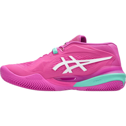 ASICS GEL RESOLUTION X TENNISSCHUHE AUF ROTSCHUTTBODEN