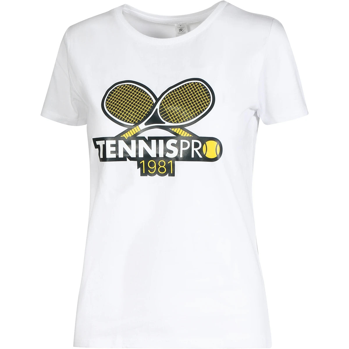 T-SHIRT TENNISPRO FEMME RAQUETTES