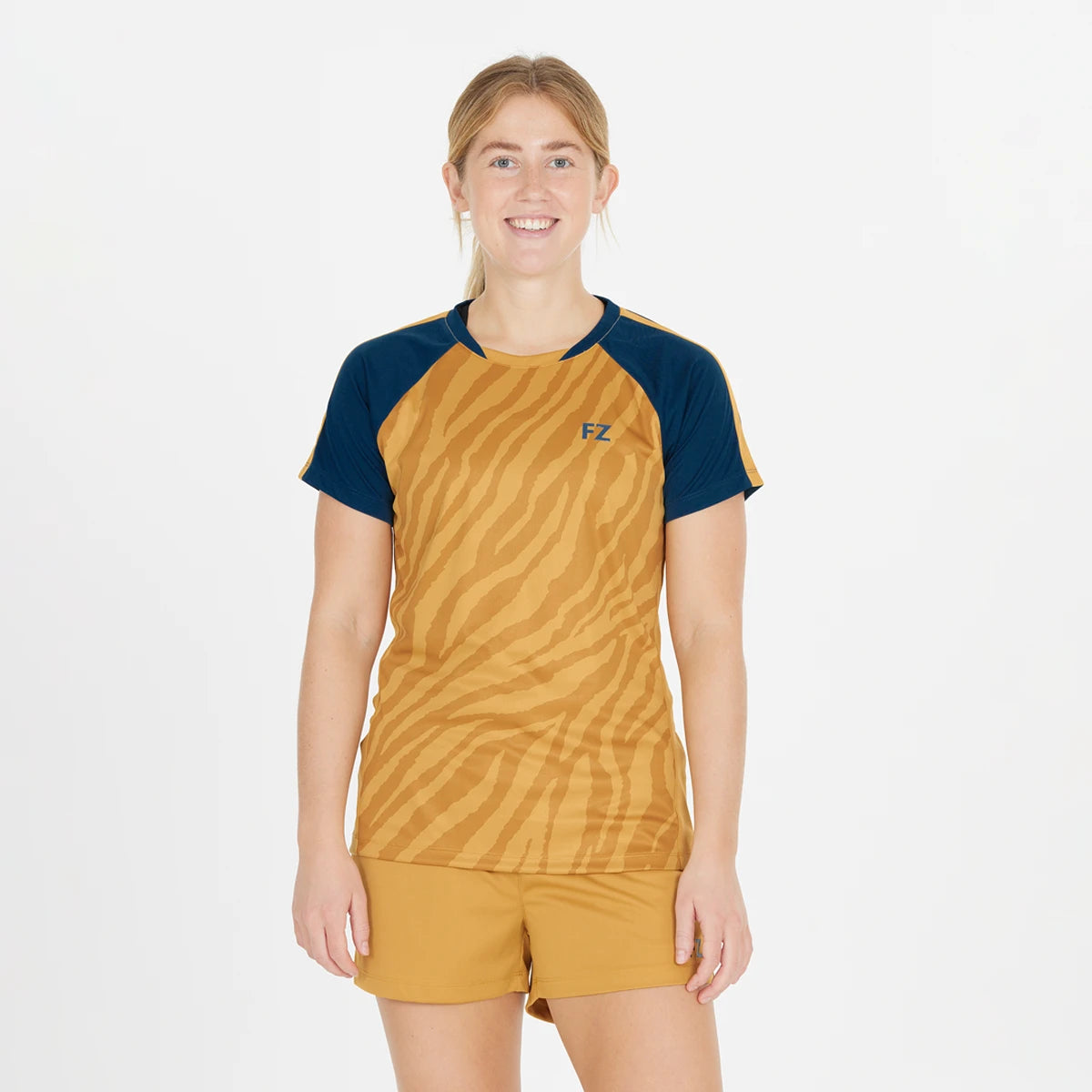 T-SHIRT FZ FORZA FEMME PR2505 S/S MUSTARD GOLD