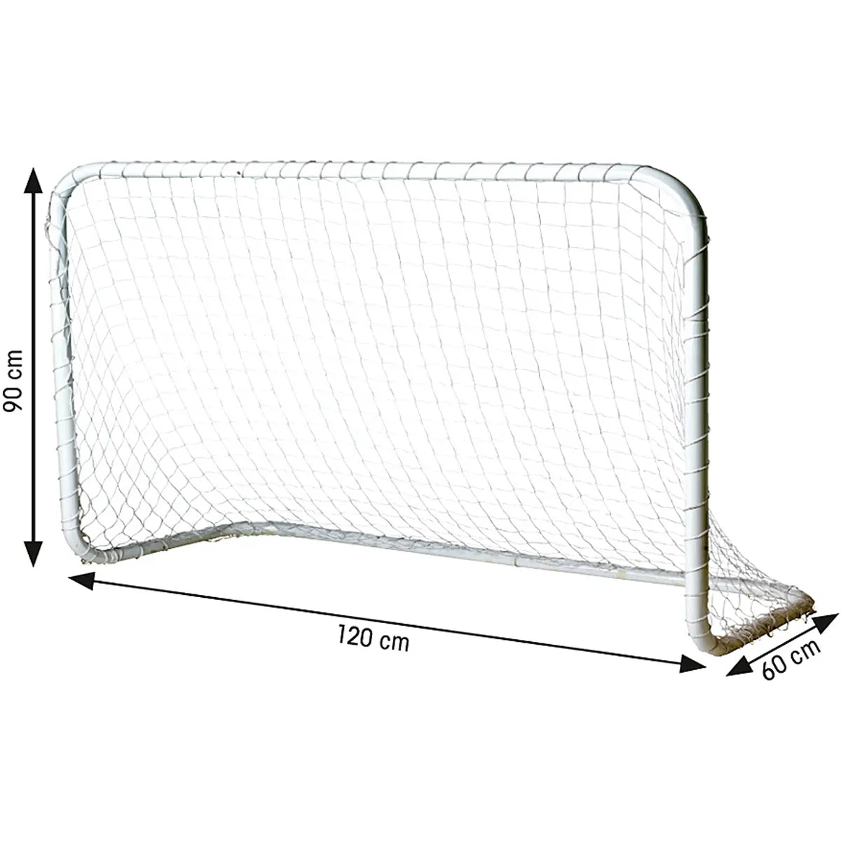 BUT DE FOOT METALLIQUE 120*90*60 CM AVEC FILET