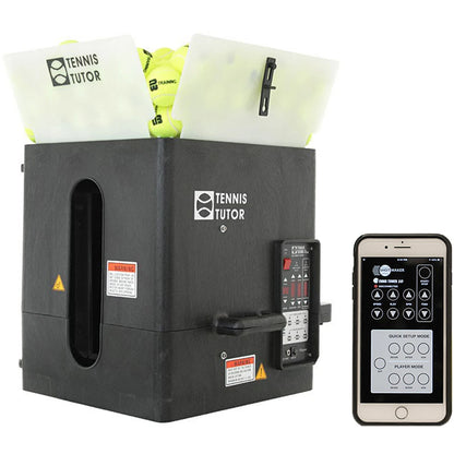 LANCE-BALLES TUTOR PLUS PLAYER SUR BATTERIE-TELE MOBILE