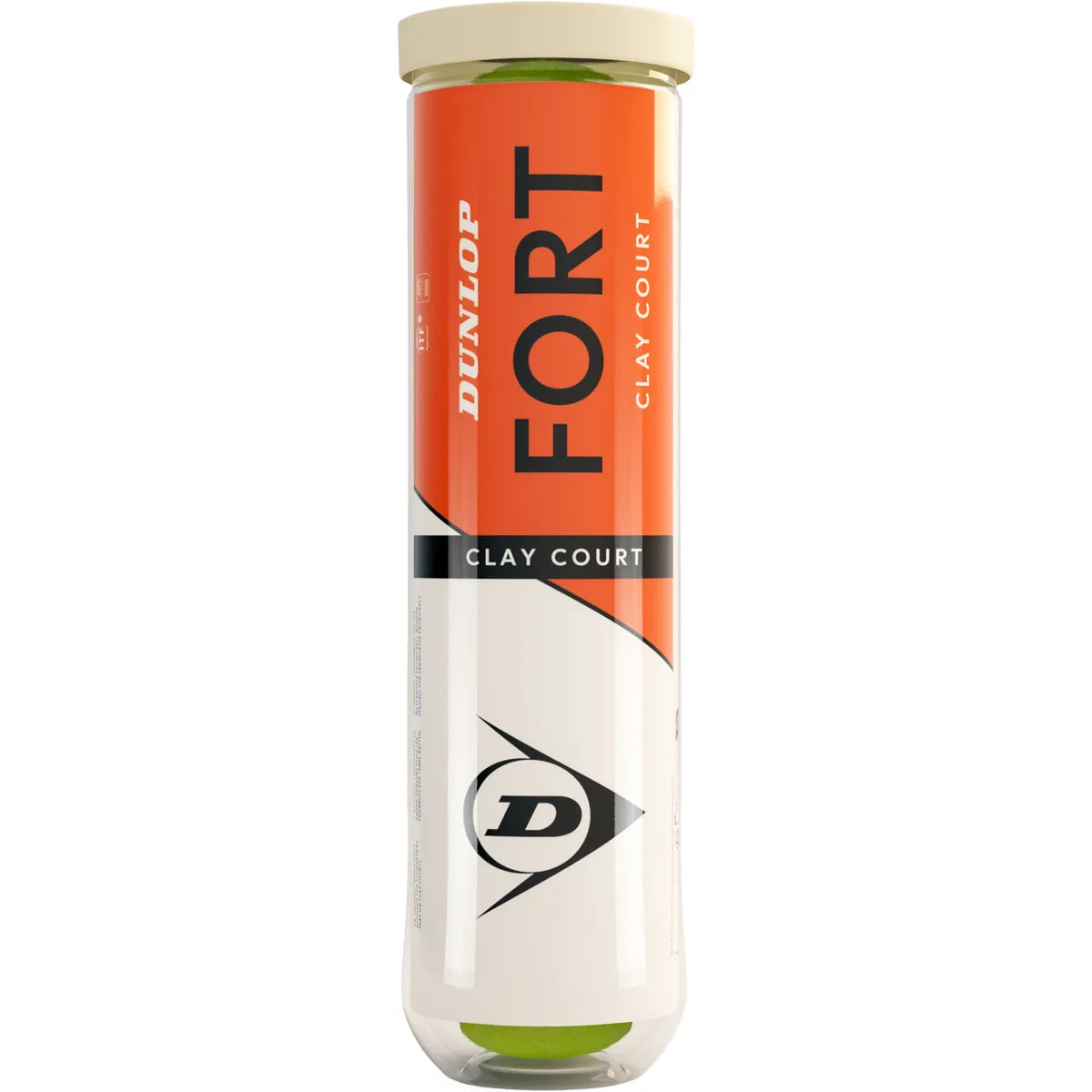 TUBE DE 4 BALLES DUNLOP FORT CLAY COURT