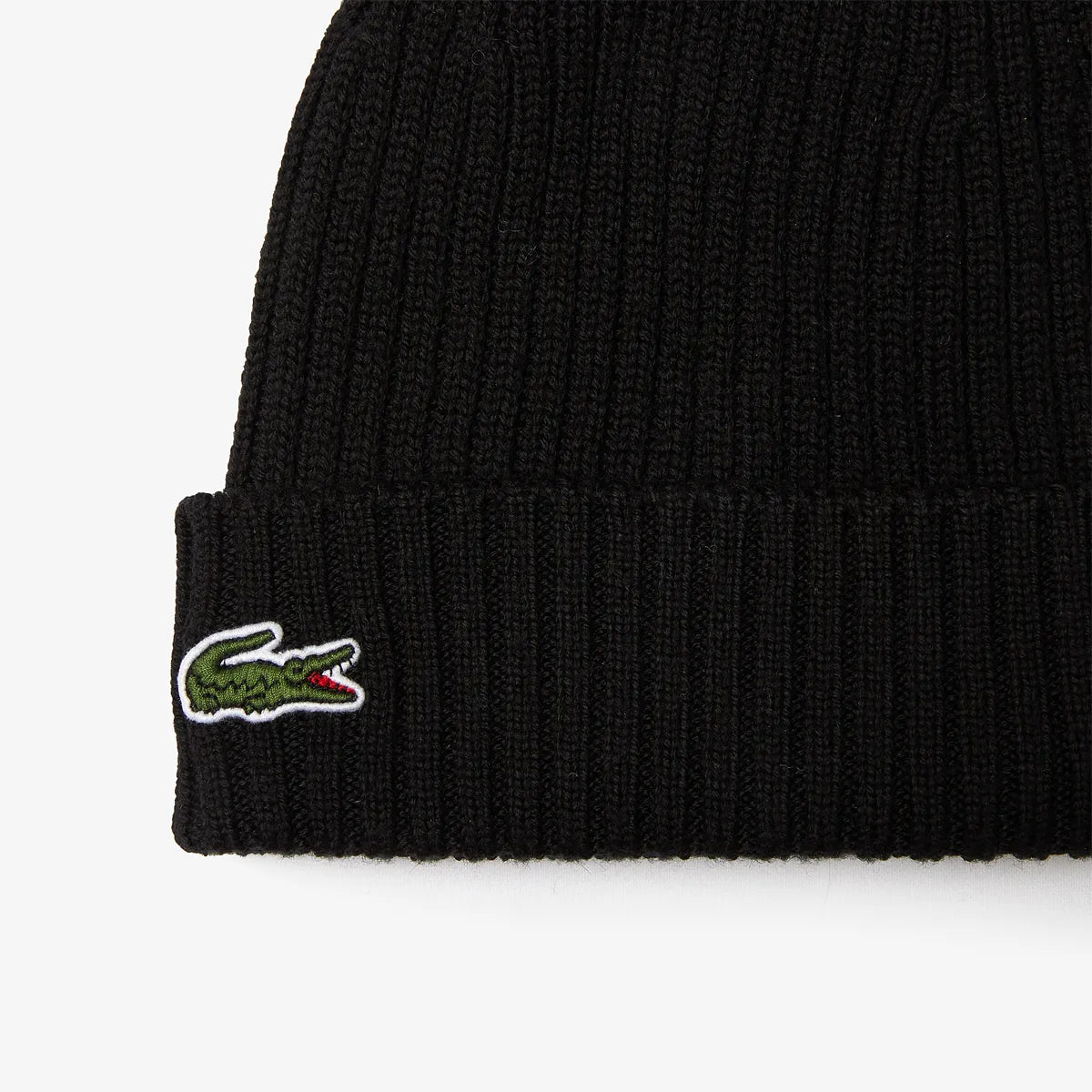 BONNET LACOSTE LAINE RIBBED