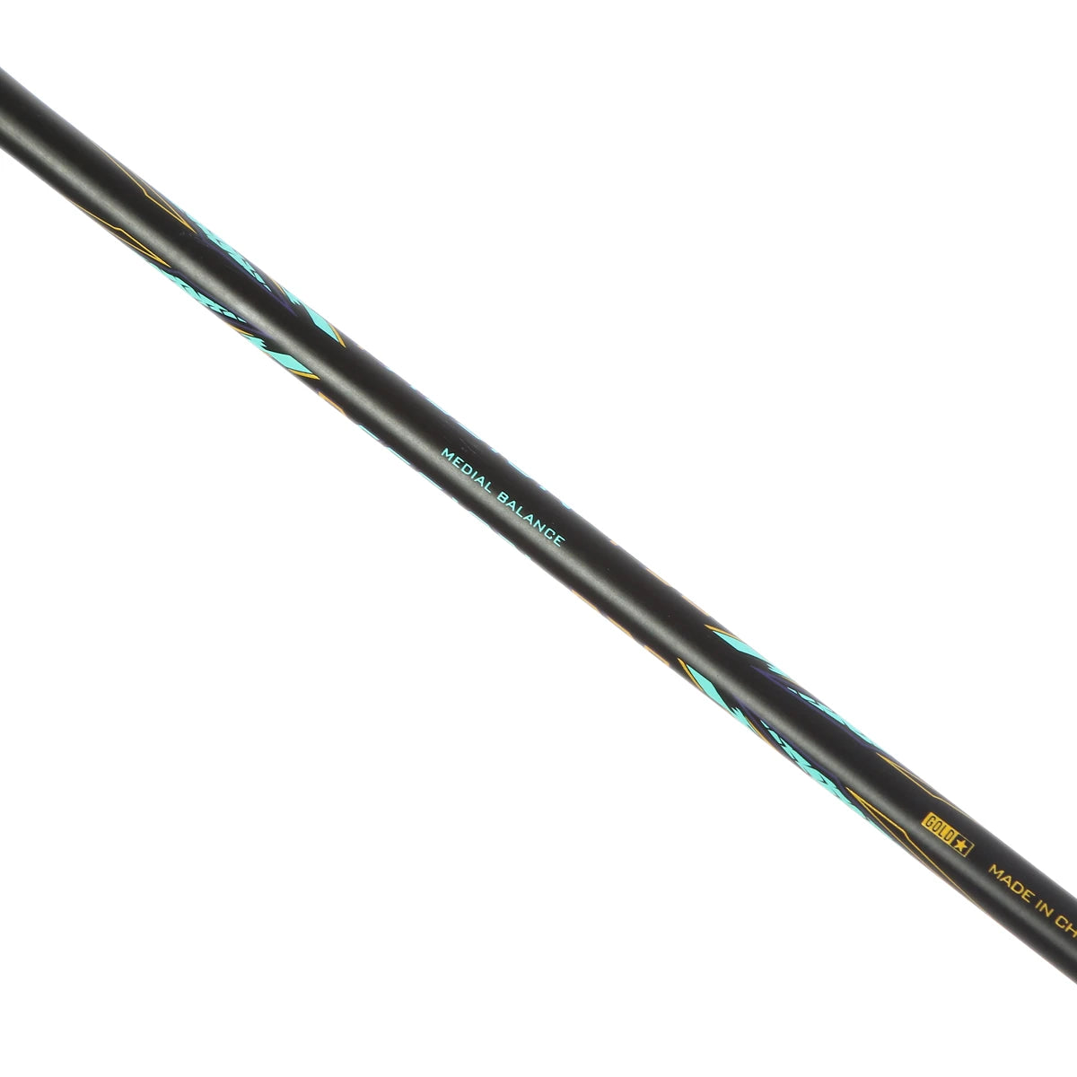 BADMINTONSCHLÄGER KAWASAKI PASSION P38 BLACK (BESAITET)