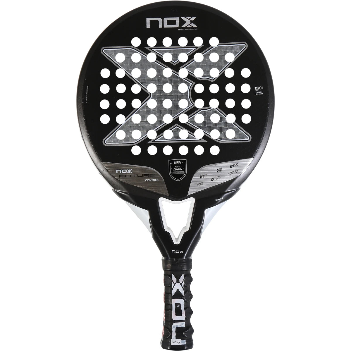 NOX FUTURE CONTROL 12K ALUM PADEL RACKET