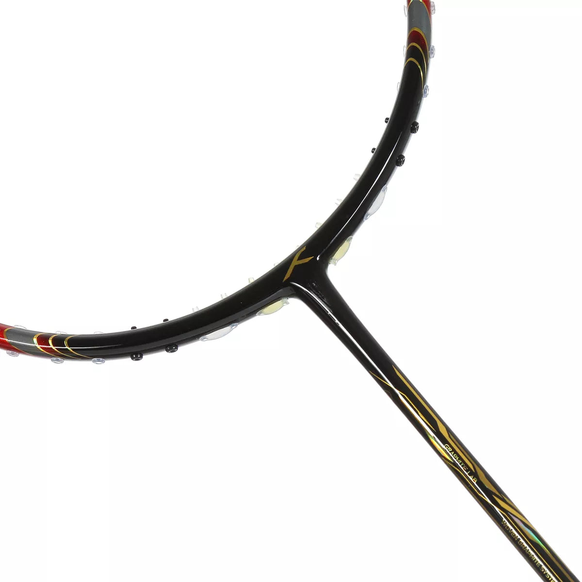 RAQUETTE DE BADMINTON HUNDRED ATOMIC X BLACK KNIGHT BLACK-RED