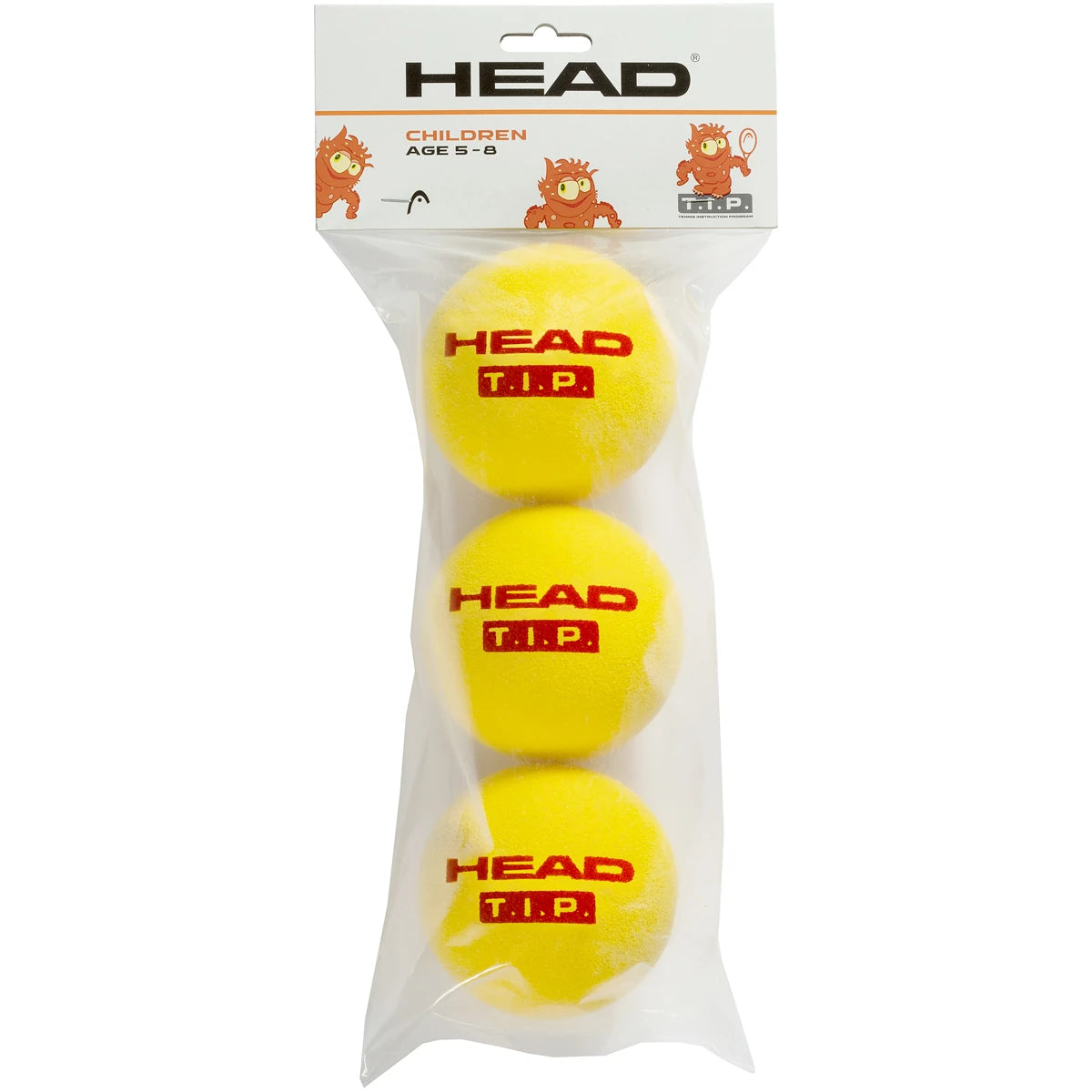 SACHET DE 3 BALLES EN MOUSSE HEAD TIP FOAM ROUGE
