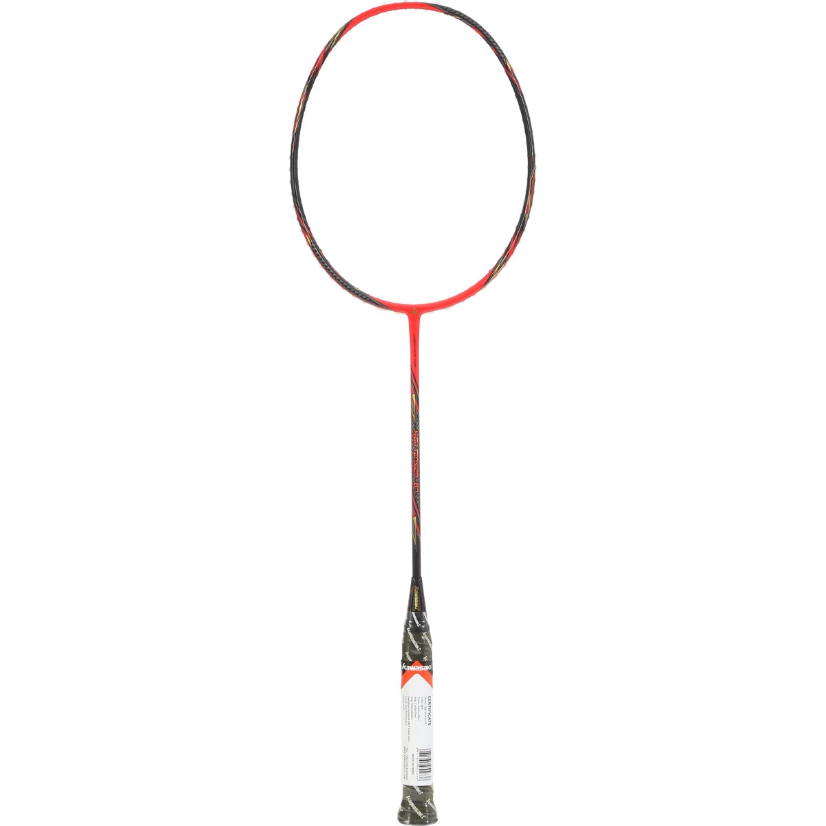 BADMINTONSCHLÄGER KAWASAKI HIGH TENSION G7 RED 5U (OHNE BESAITUNG)