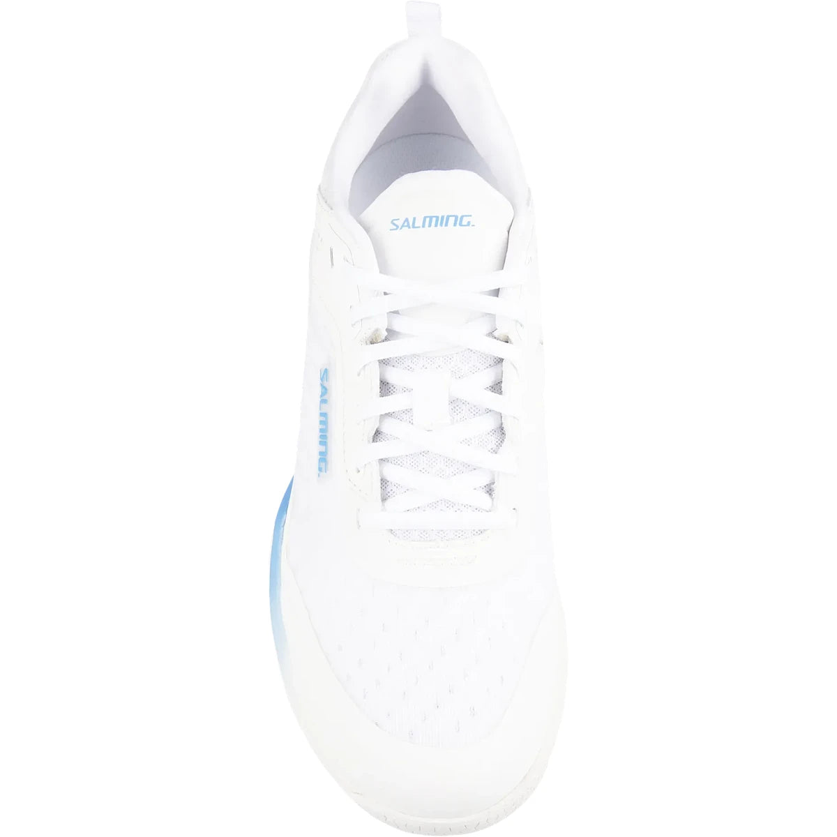 SALMING MEN'S INDOOR FUSION PRO SHOES WHITE/BLUE