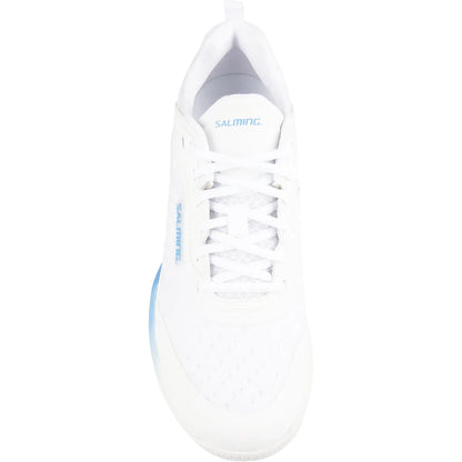 SALMING MEN'S INDOOR FUSION PRO SHOES WHITE/BLUE
