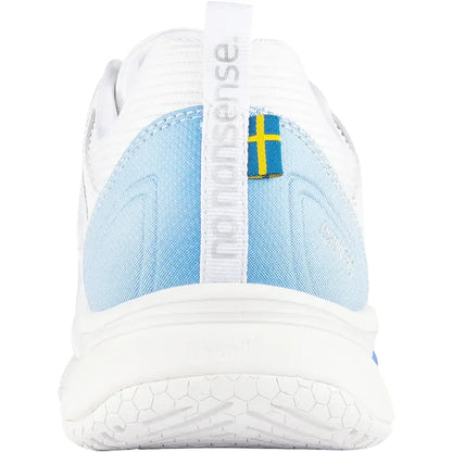 SALMING MEN'S INDOOR FUSION PRO SHOES WHITE/BLUE