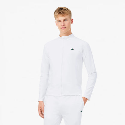 SWEAT LACOSTE ESSENTIALS MANCHES LONGUES FULL ZIP