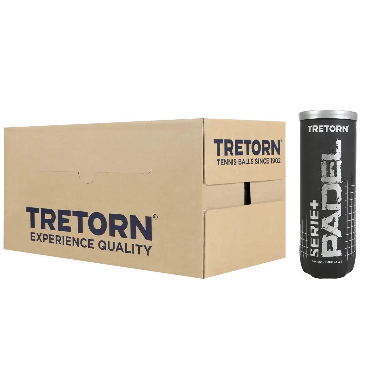 BOX OF 24 TUBES OF 3 TRETORN PADEL BALLS