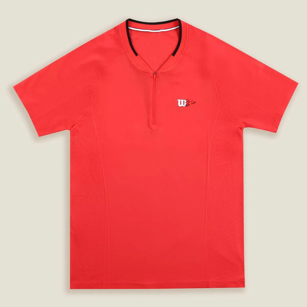 T-SHIRT WILSON BELA SERIES SEAMLESS ZIP HENLEY