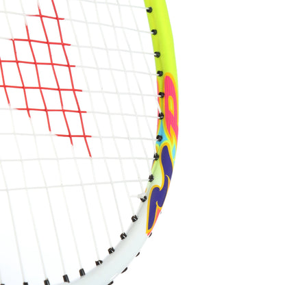 YONEX MP2 WHITE/LIME JUNIOR BADMINTON RACKET (STRUNG)