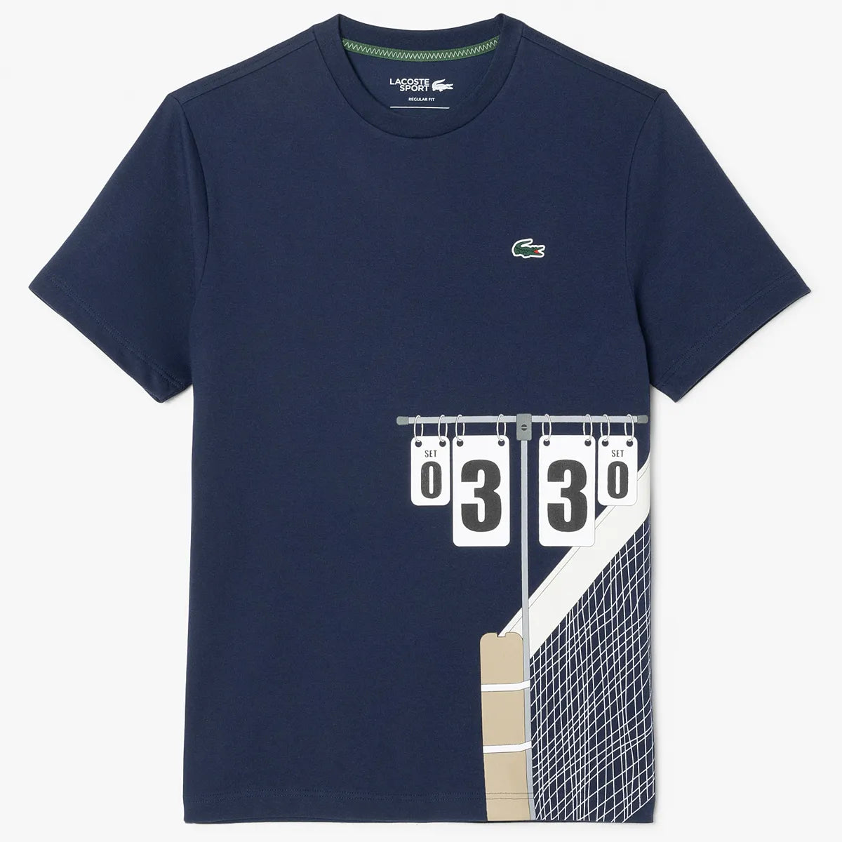 T-SHIRT LACOSTE GRAPHIQUE HERITAGE