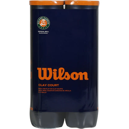 BIPACK DE 4 BALLES WILSON ROLAND GARROS OFFICIAL CLAY