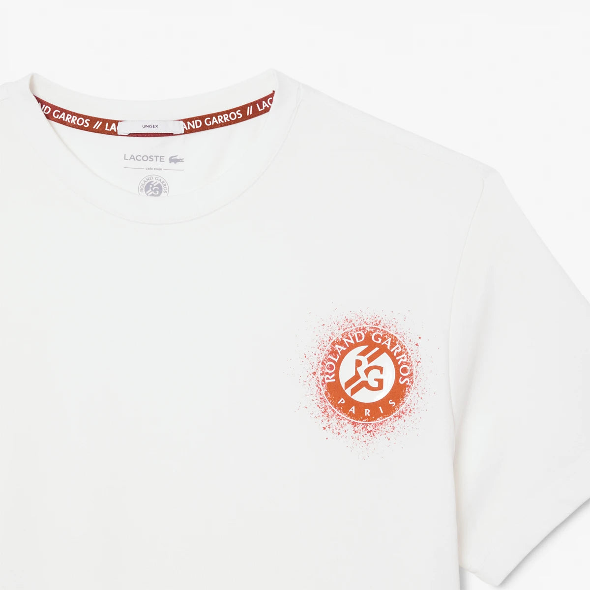 LACOSTE ROLAND-GARROS SPRAY LOGO T-SHIRT