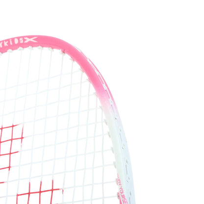 SET MIT 2 BADMINTONSCHLÄGERN KAWASAKI HAPPY KIDS 605 JR