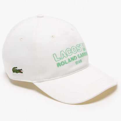 CASQUETTE LACOSTE ROLAND-GARROS CLUB