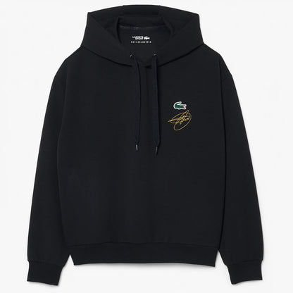 SWEAT A CAPUCHE LACOSTE DJOKOVIC ON COURT